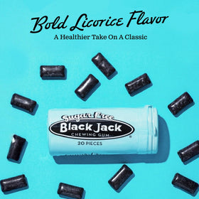 Gerrit's 12-tube bulk display highlights value for daily chewing.