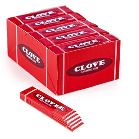 Gerrit's 20-count clove gum pack front view highlighting vintage spice flavor