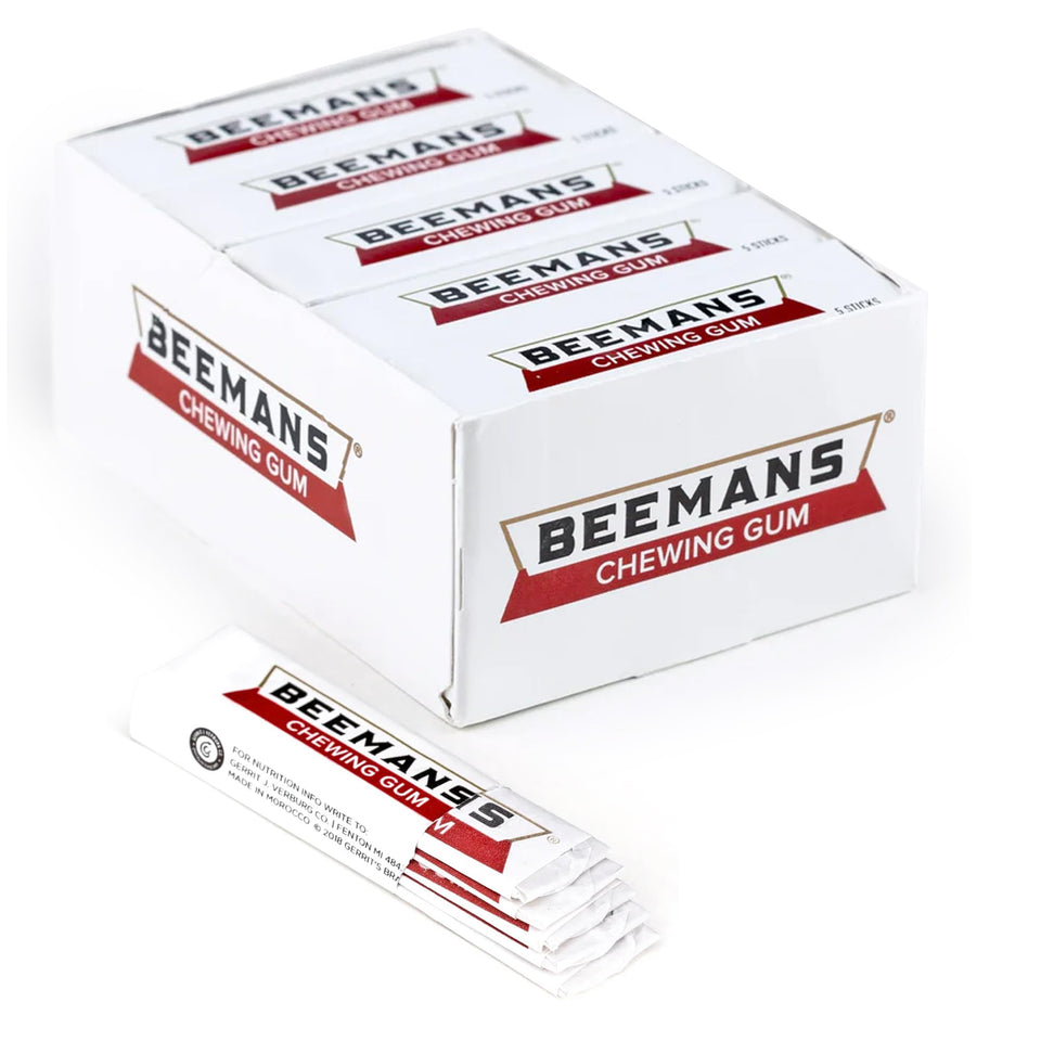 Gerrit’s Beeman’s 20-count pack front view, ideal for nostalgia lovers.
