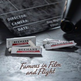 Office desk setup with Gerrit’s Beeman’s gum for quick nostalgia moments.