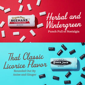 Gerrit's Black Jack sugarfree gum tube delivers bold retro flavor on the go