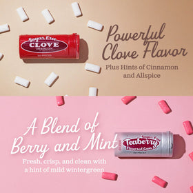 Gerrit's Clove sugarfree gum tube for a warm, spicy note anytime