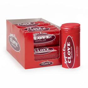 Gerrit's sugar-free gum pack with clove flavor tubes for on-the-go freshness.