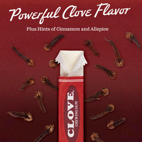 Inside view of Gerrit's 20-count clove gum bulk pack for easy sharing