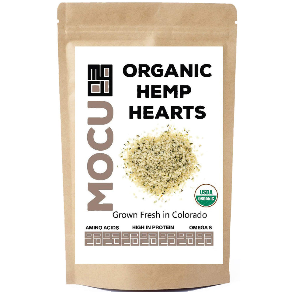 Get Chia USA hemp hearts bag front view, high-protein plant-based snack for daily meals.