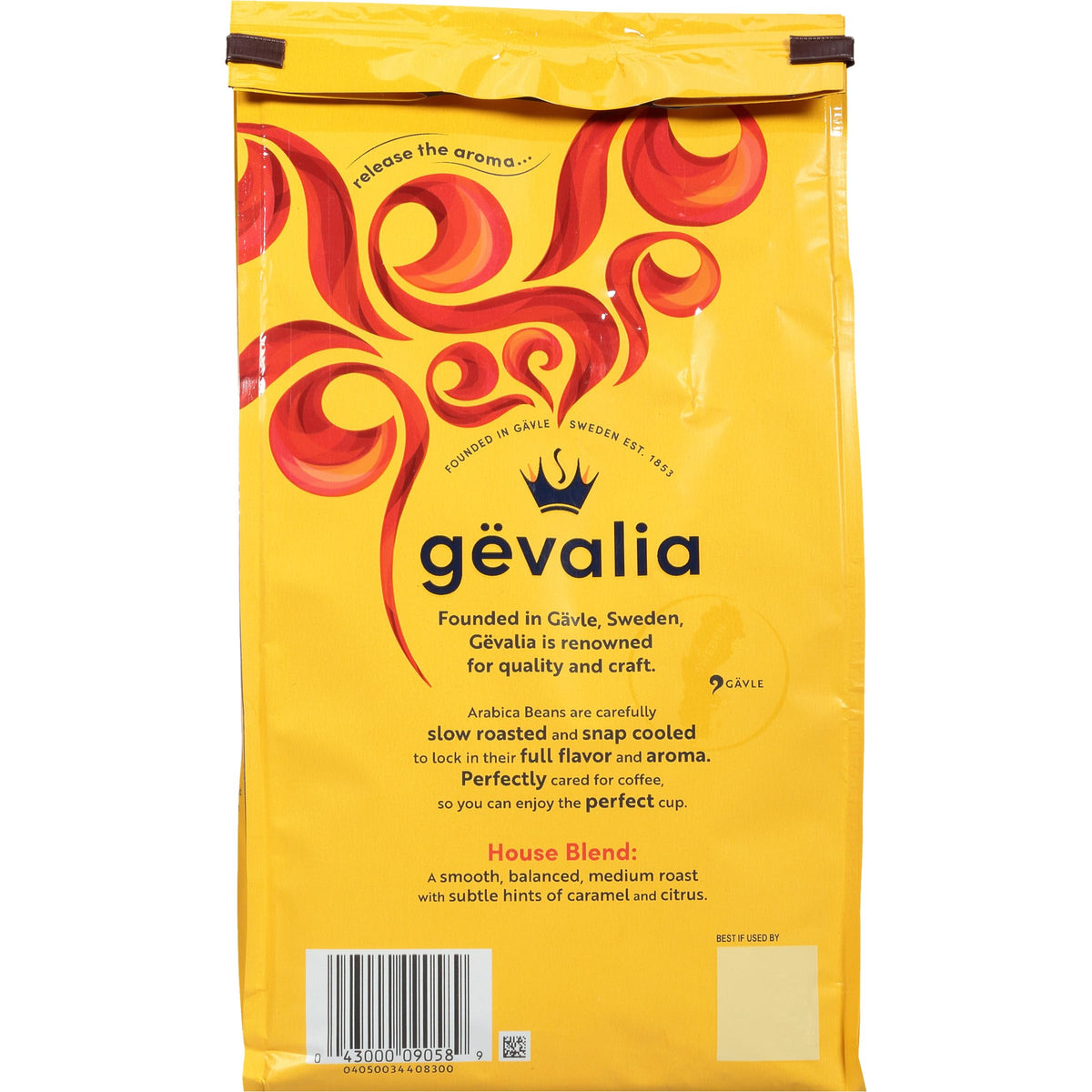 Gevalia 1853 Gavle Sweden origin highlight