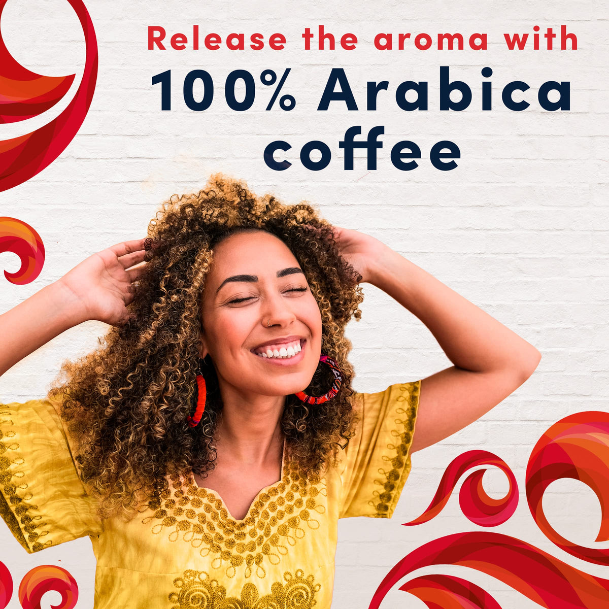 Gevalia Arabica beans sourced worldwide for consistent flavor