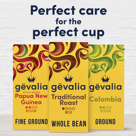Gevalia brew-ready morning routine for all makers.