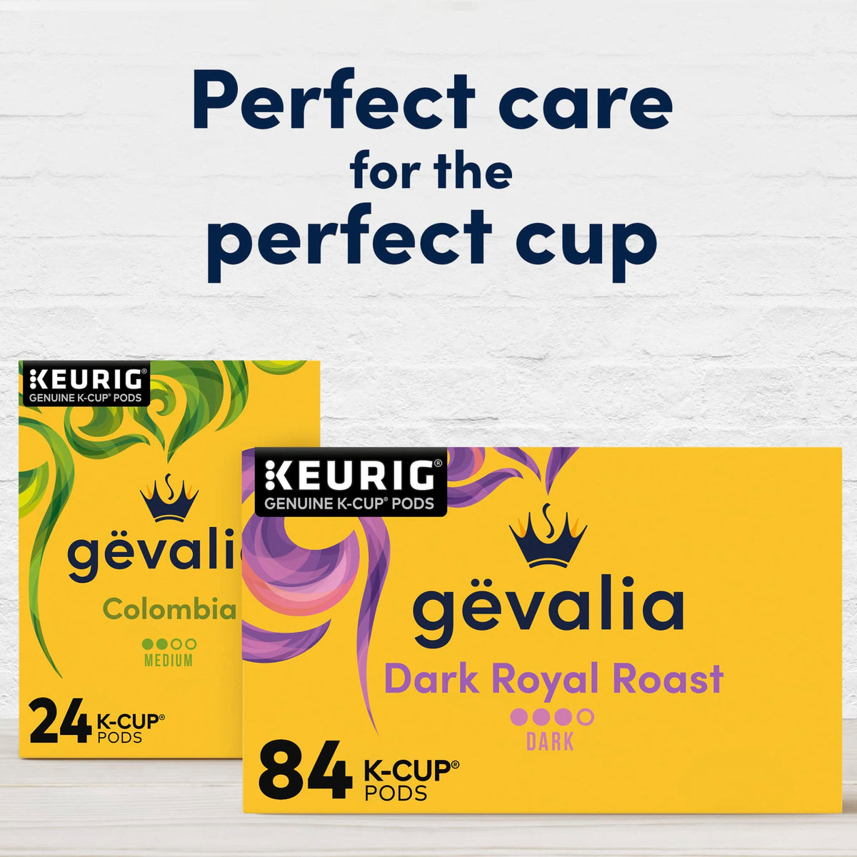 Gevalia cocoa notes deepen the coffee's finish