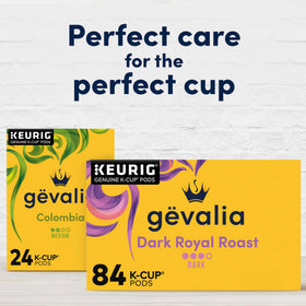 Gevalia cocoa notes deepen the coffee's finish