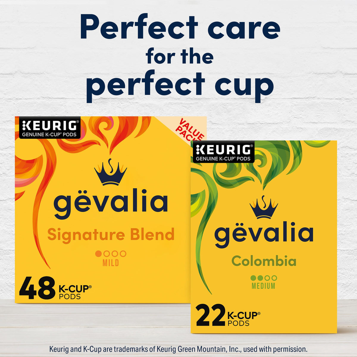 Gevalia Colombia roast close-up, aromatics highlighted by slow-roast process