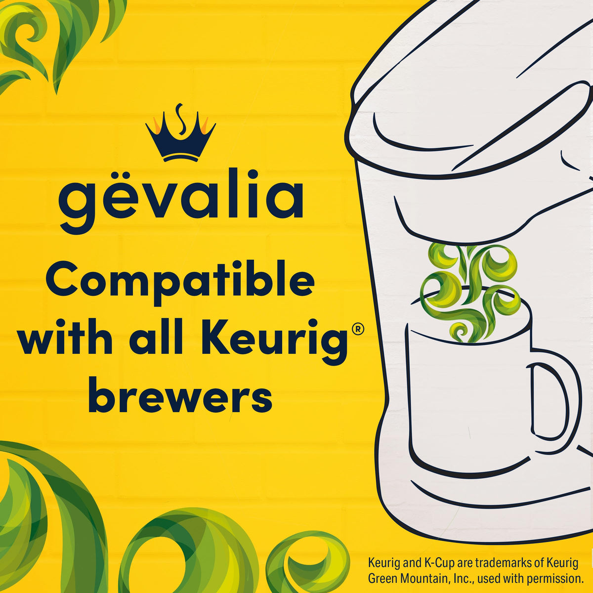 Gevalia Colombia K-Cup pack, neatly arranged for pantry storage