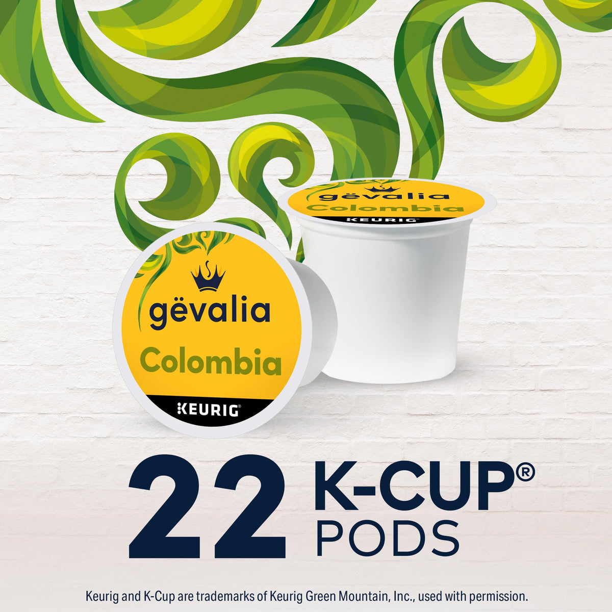 Gevalia Colombia box in display, ready for daily caffeine routines