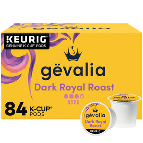 Gevalia Dark Royal Roast pod closeup showing bold flavor for single-serve brewing