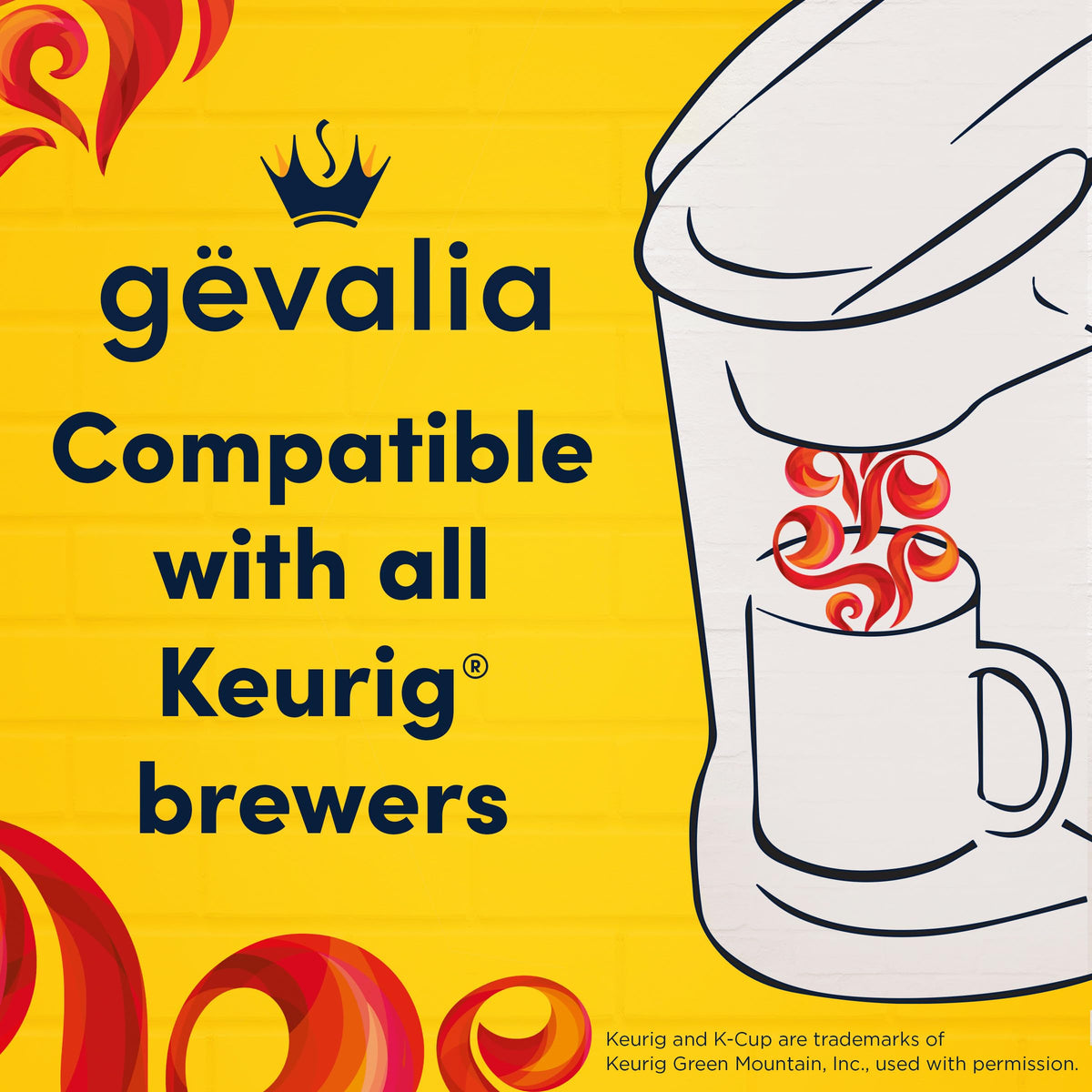 Gevalia House Blend K-Cup box with mug for cozy morning routine