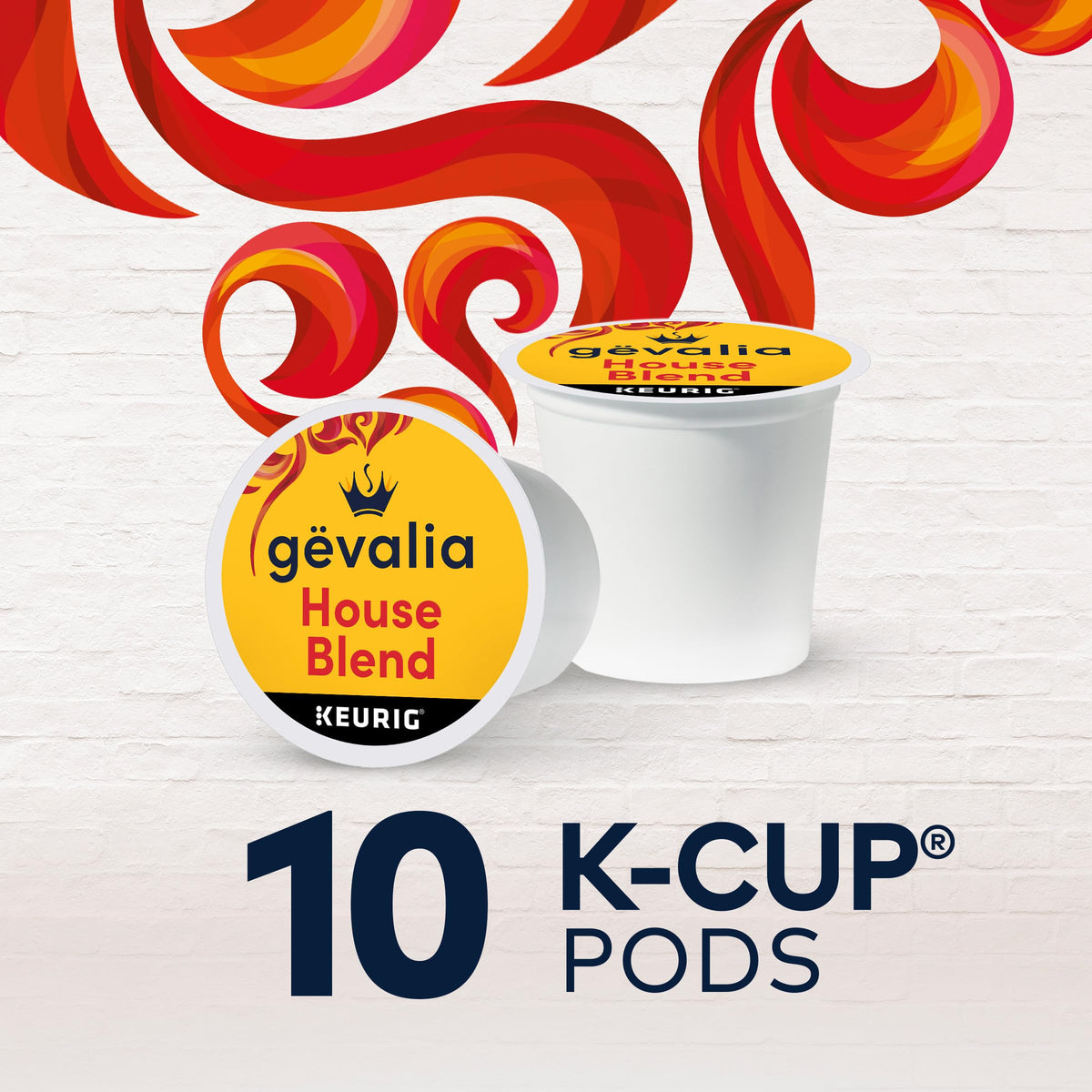 Gevalia House Blend aroma from a brewed cup steaming