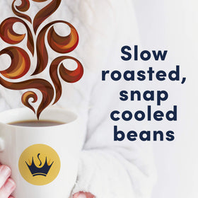 Gevalia Mild roast aroma with caramel notes.
