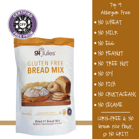 gfJules artisan bread option for gluten-free loaves and crusty crusts.