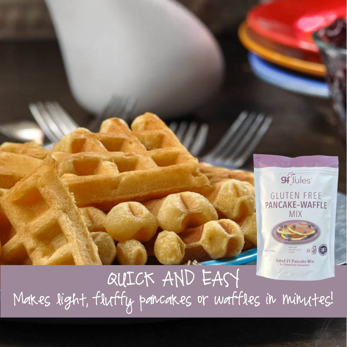 gfJules vegan, non-GMO certifications reassure mindful shoppers.