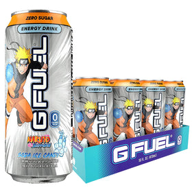 G Fuel Lemon Lime Slushie can front view, sugar-free energy with 140 mg caffeine.