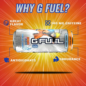 G Fuel Lemon Lime Slushie label close-up highlighting vitamin mix.