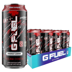 G Fuel Nightmare on Elm Street can for gaming with a sharp focus boost.