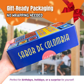 Contains Colombia’s favorite sweets and snacks loved by many ages.