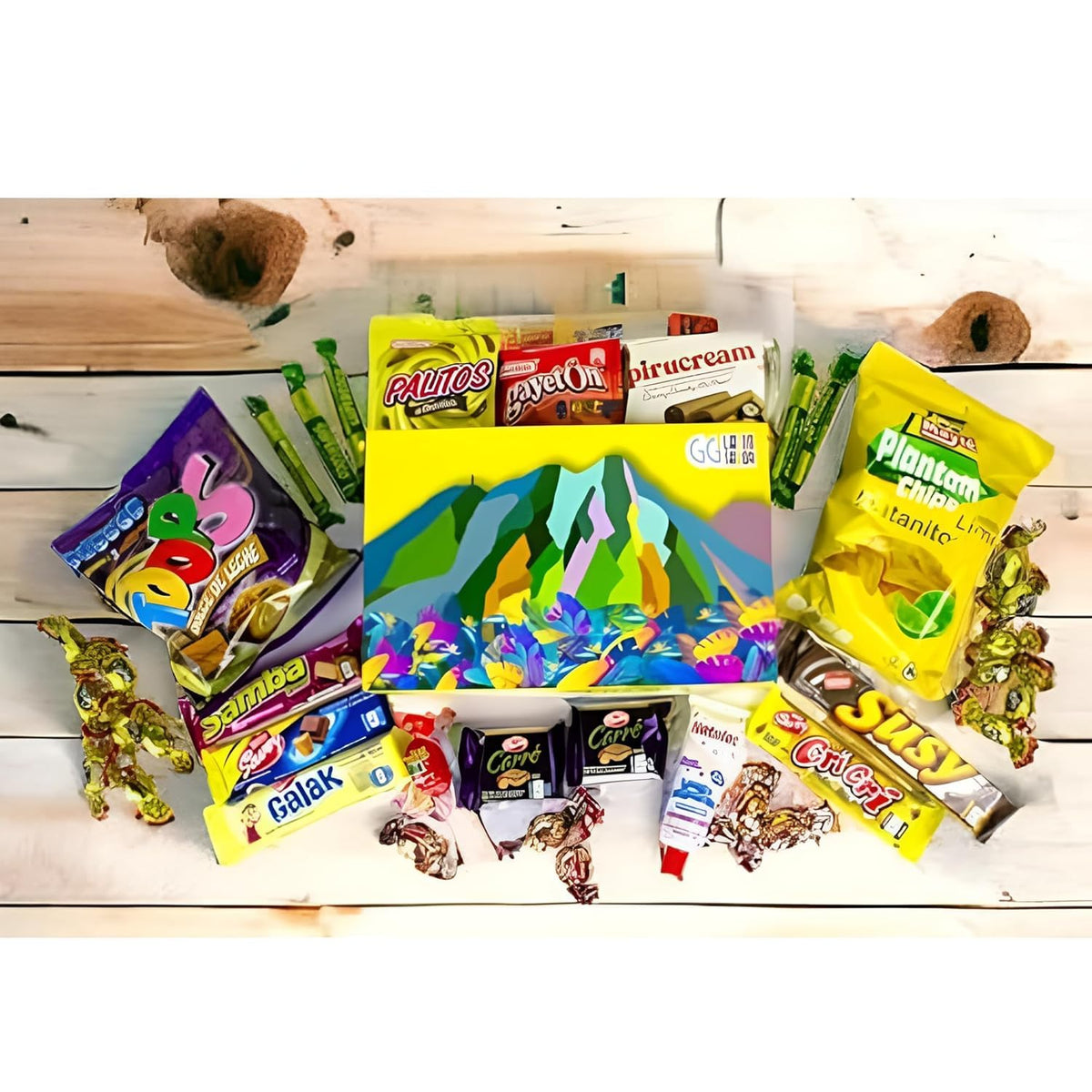 GG LATIN SABOR Gigi Delight Venezuela Candy Box ready for gifting and sharing.
