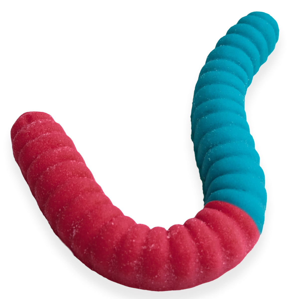 GGB Candies Sour Giant Gummy Worm full display, ideal for sharing at parties