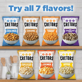 G.H. Cretors caramel corn indulgent treat for unwinding moments