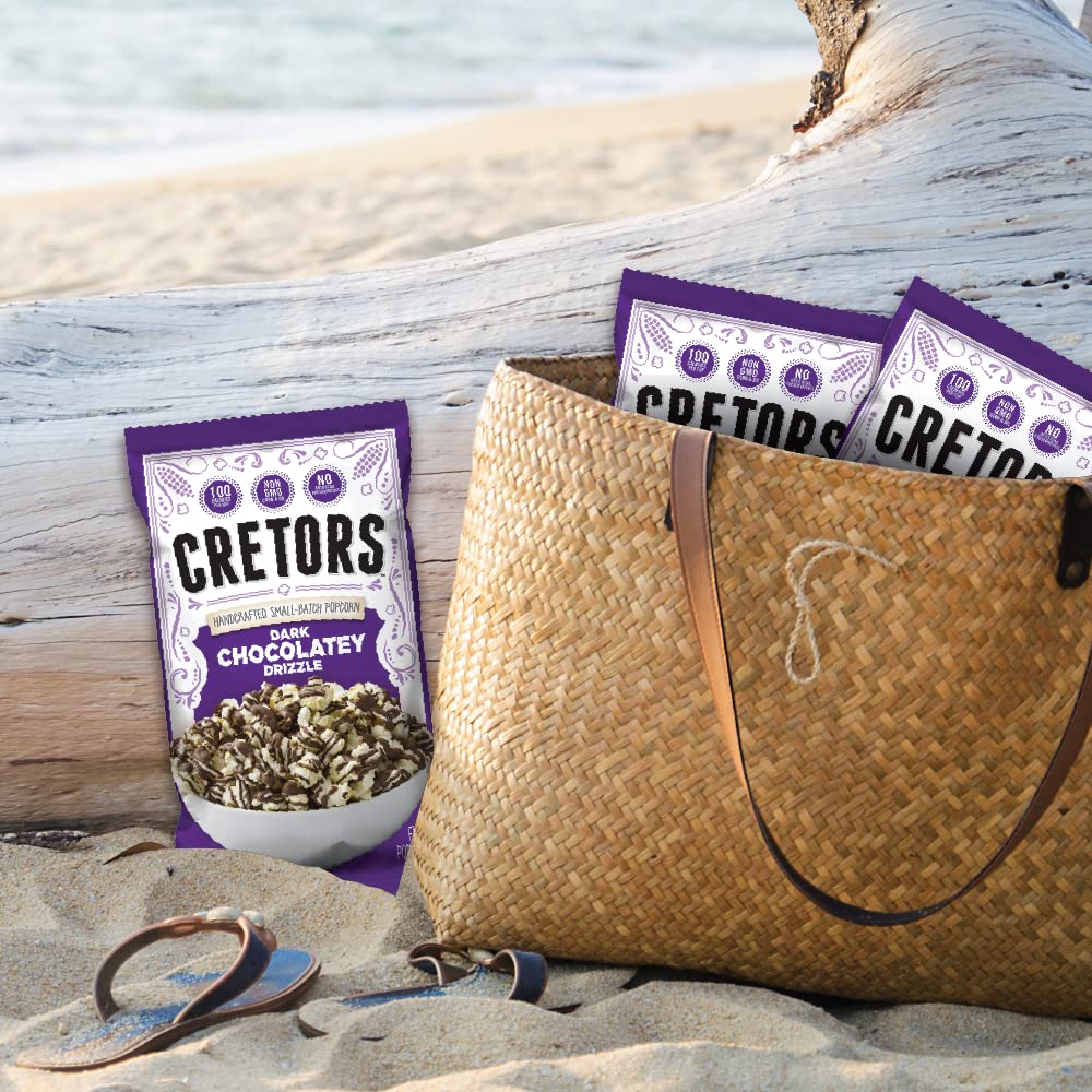 G.H. Cretors bag label, gluten-free, kosher, and non-GMO ingredients.