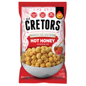 G.H. Cretors Hot Honey Kettle popcorn bag-front view, ideal for sharing