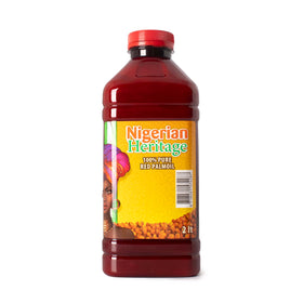 GHANA HERITAGE Nigerian Heritage red palm oil bottle enhances traditional stews with rich color and aroma