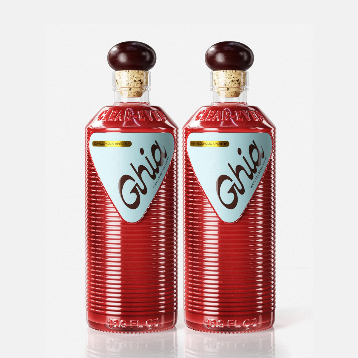 Ghia original apéritif bottle 500ml on display, a stylish alcohol-free option for gatherings.