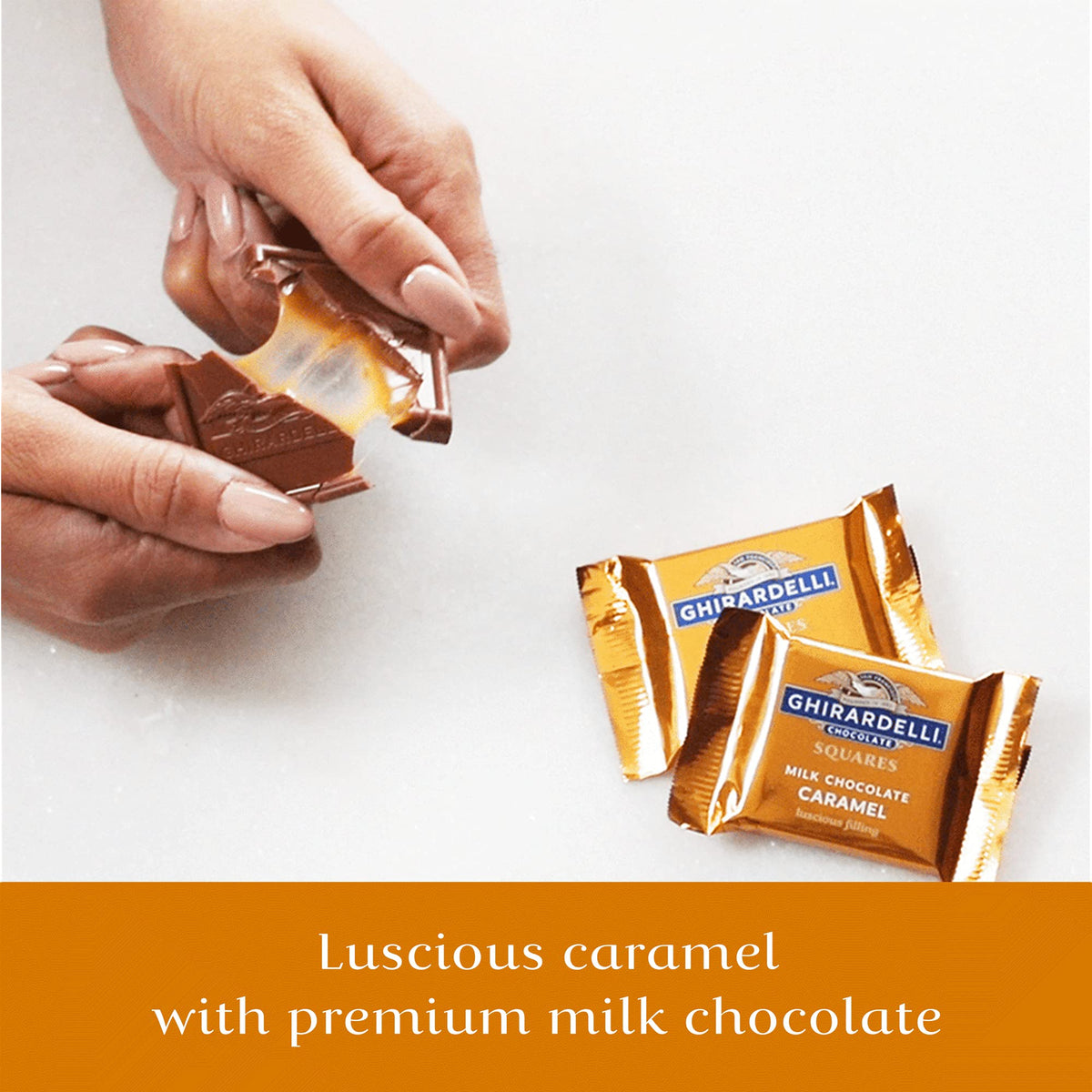 Ghirardelli 50-count box ideal for parties or office treats.