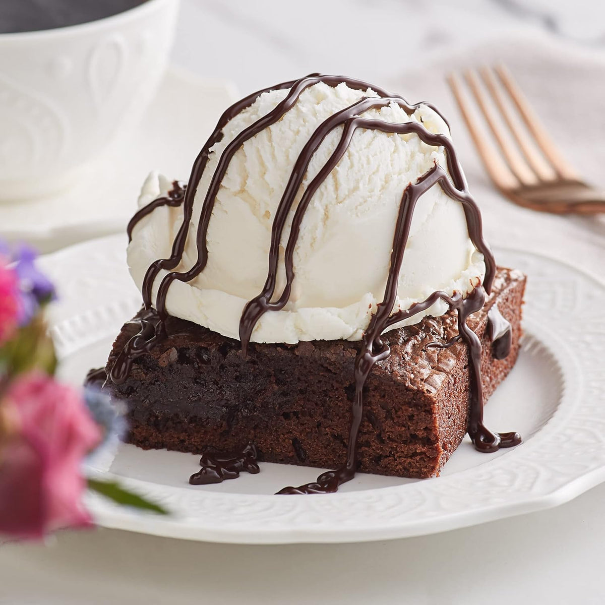 Ghirardelli baking dessert topping for finishing brownies and pancakes.