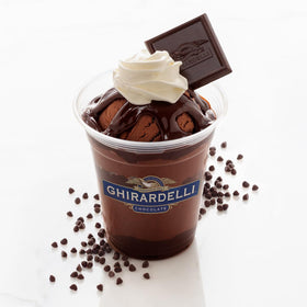 Ghirardelli chocolate sauce bottle glaze enhances baking with deep cocoa notes.