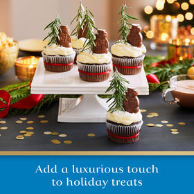 Ghirardelli Snowmen wrapped treats ready for gifting.