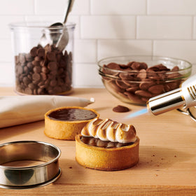 Ghirardelli wafers as dessert toppings to elevate flavor.