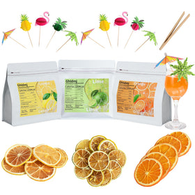 Ghldmj dehydrated orange slices for vibrant cocktail garnishes and citrus aroma.