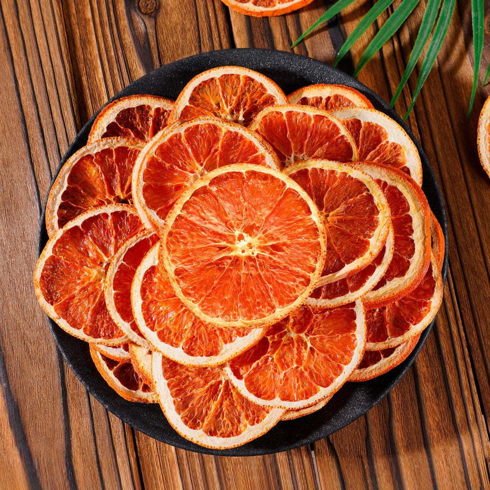 Ghldmj dried blood orange slices bag closeup for premium garnish and flavor