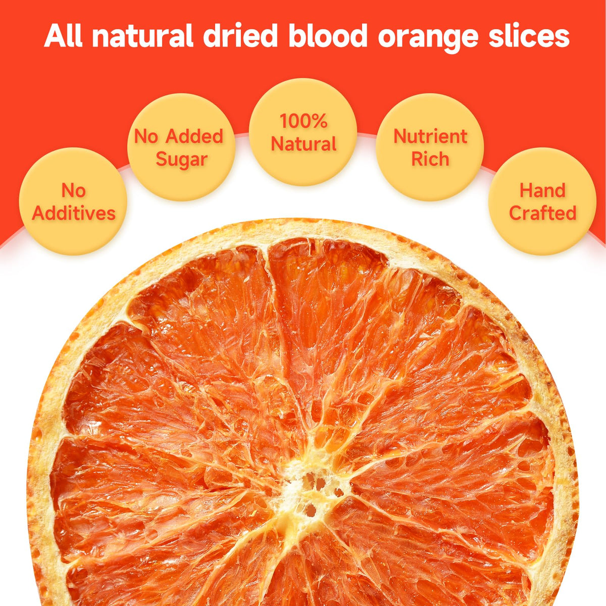 Ghldmj dried blood orange slices used in citrus garland for decor