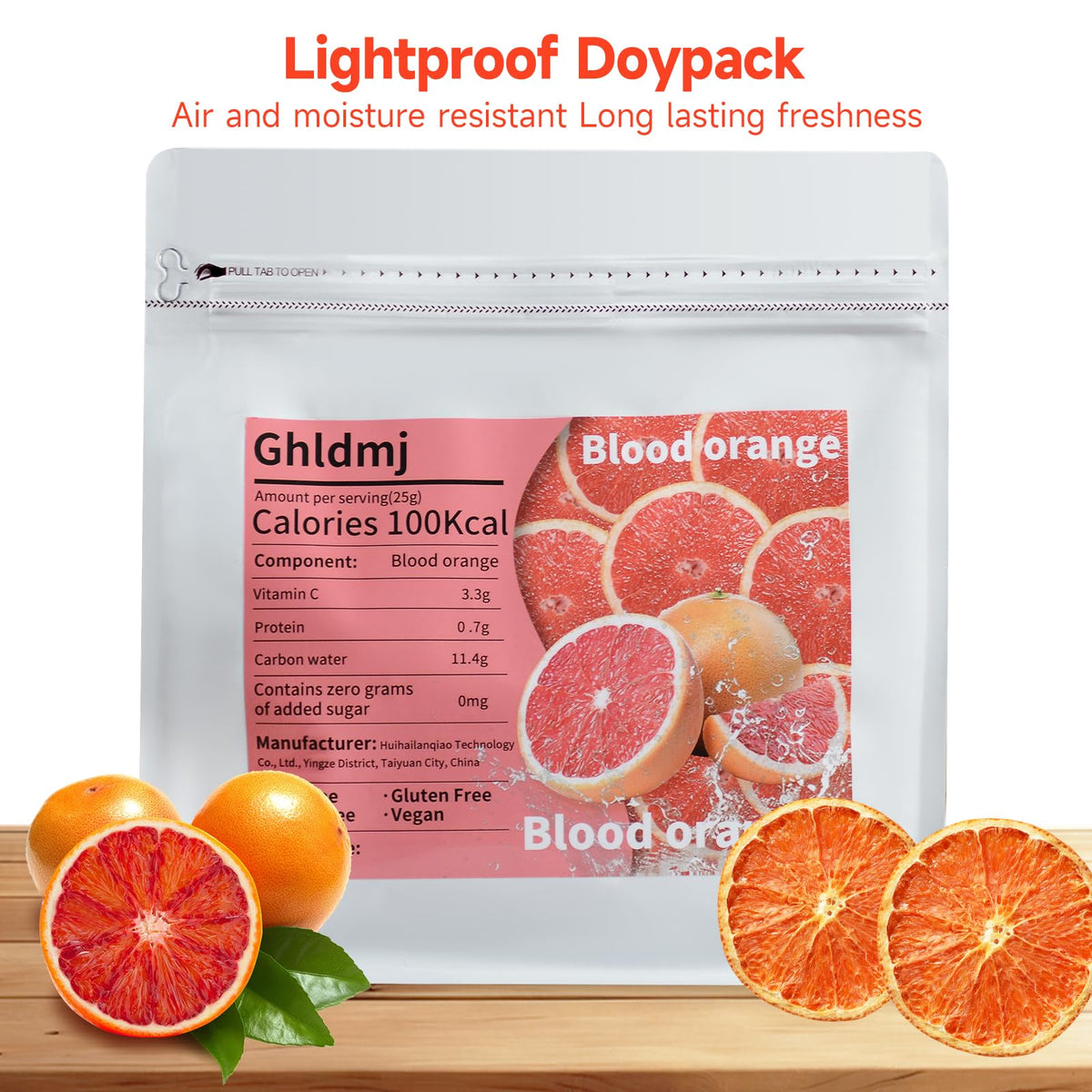 Ghldmj dried blood orange slices cocktail garnish with vibrant color