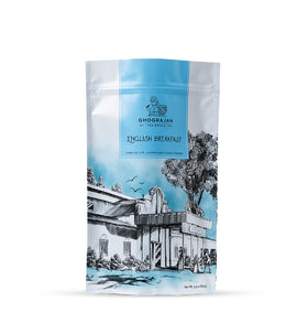 Ghograjan Tea Estate English Breakfast loose leaf close-up highlighting bold aroma for morning brews