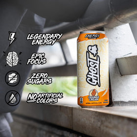 GHOST Energy 12-pack case ready for convenient stocking and on-the-go use.