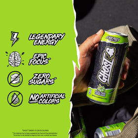 GHOST Energy 12-pack case for on-the-go fueling.