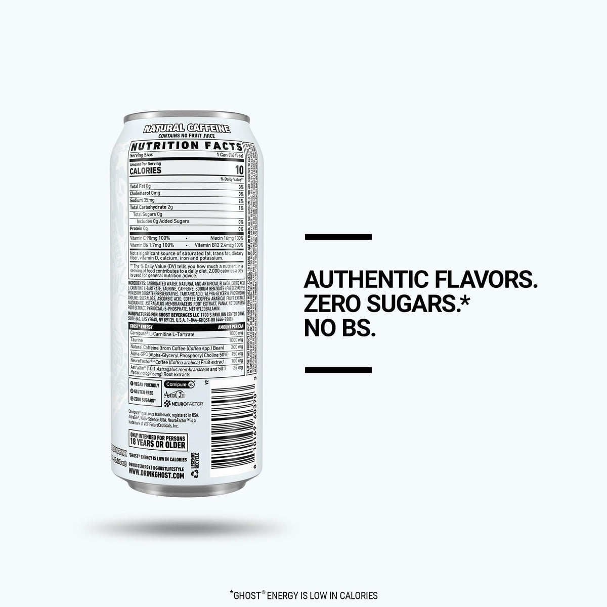 Ghost Energy Original 12-pack display demonstrates value for group events and gatherings.