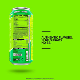 GHOST Energy Warheads Sour Green Apple can, ready for workouts or study