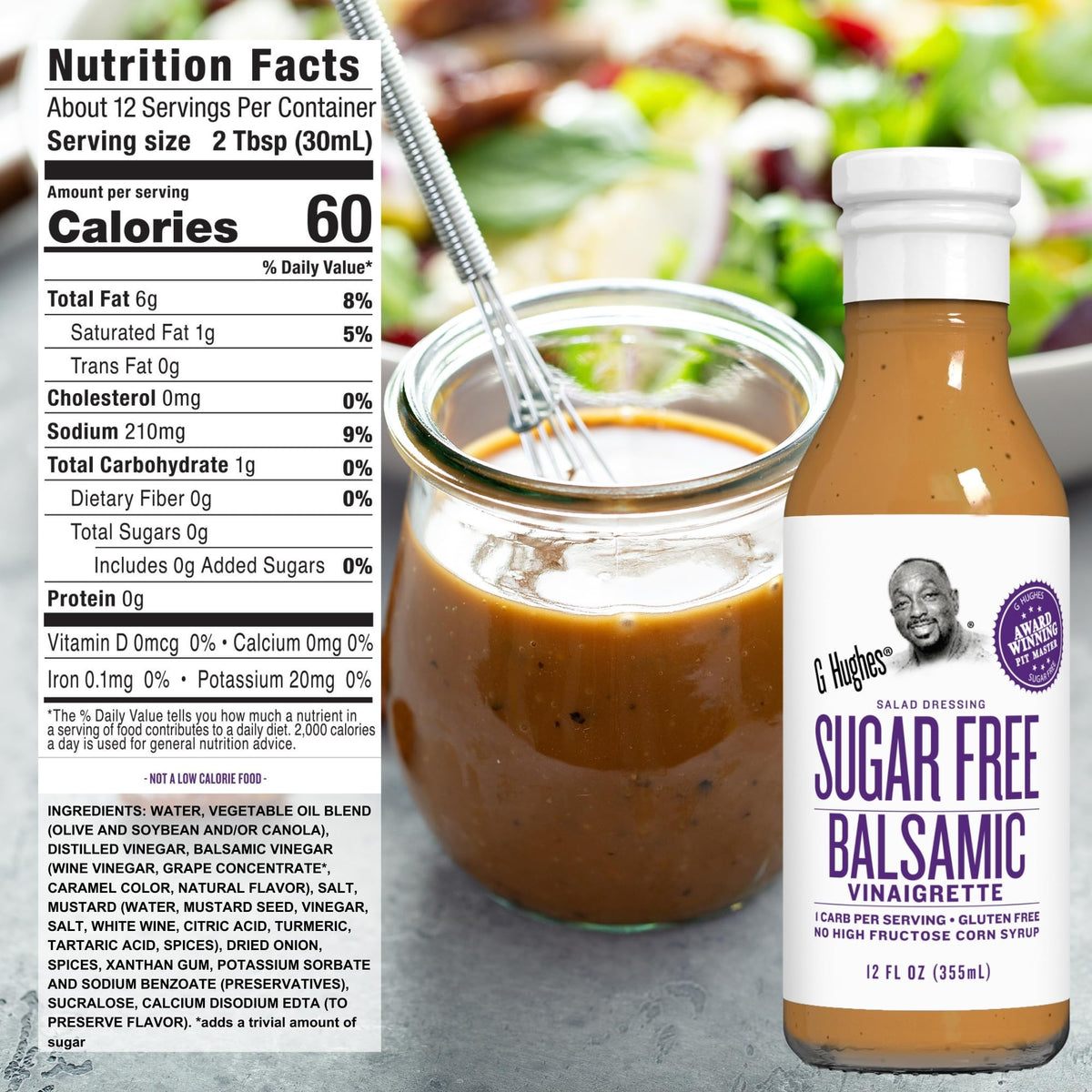 G Hughes Salad Dressing Variety Pack display shows keto-friendly options.