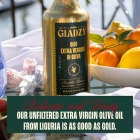 Giadzy made-in-Italy packaging signals luxury and craftsmanship.